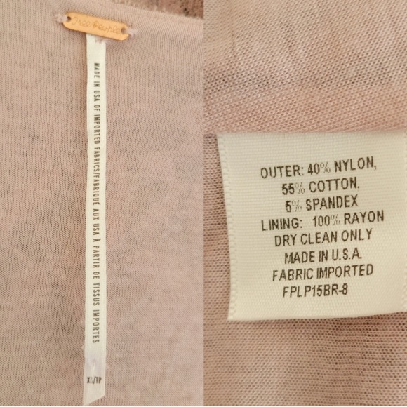 FREE PEOPLE Lace Romper In Mauve XS - Picture 10 of 11